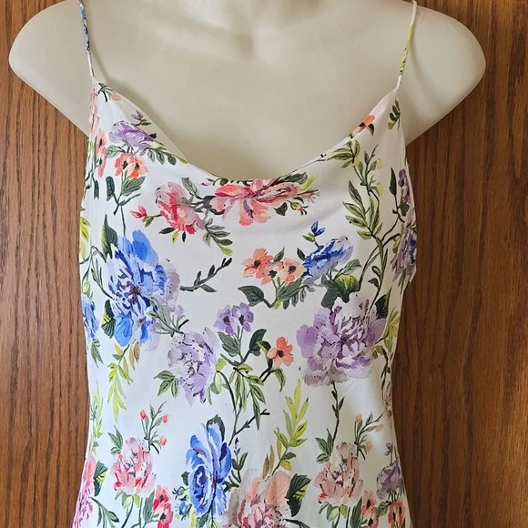 Alice + Olivia Harmony Slit Midi Wedding Guest Special Event Dress - Picture 4 of 6